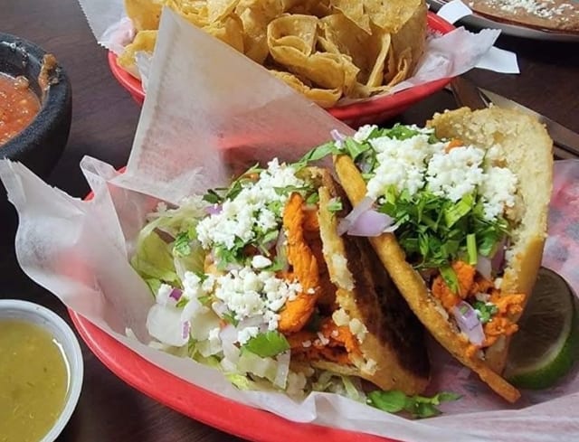 Breakfast gorditas.