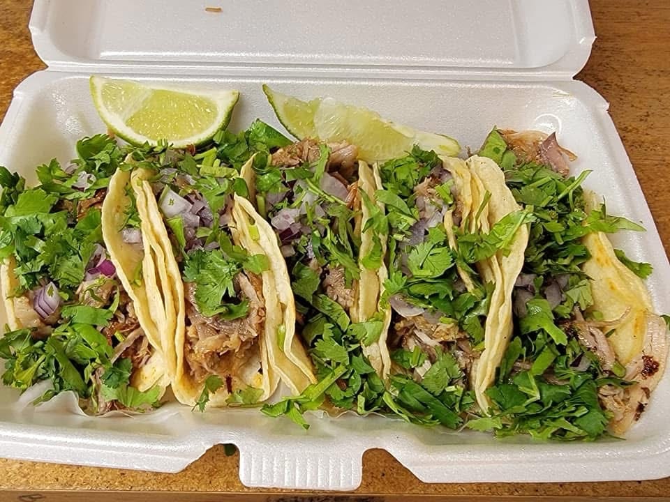 5 Mini Street Tacos.